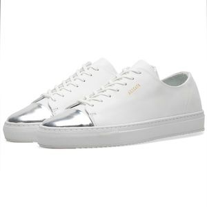 Alex Arigato white sneaker with silver in front